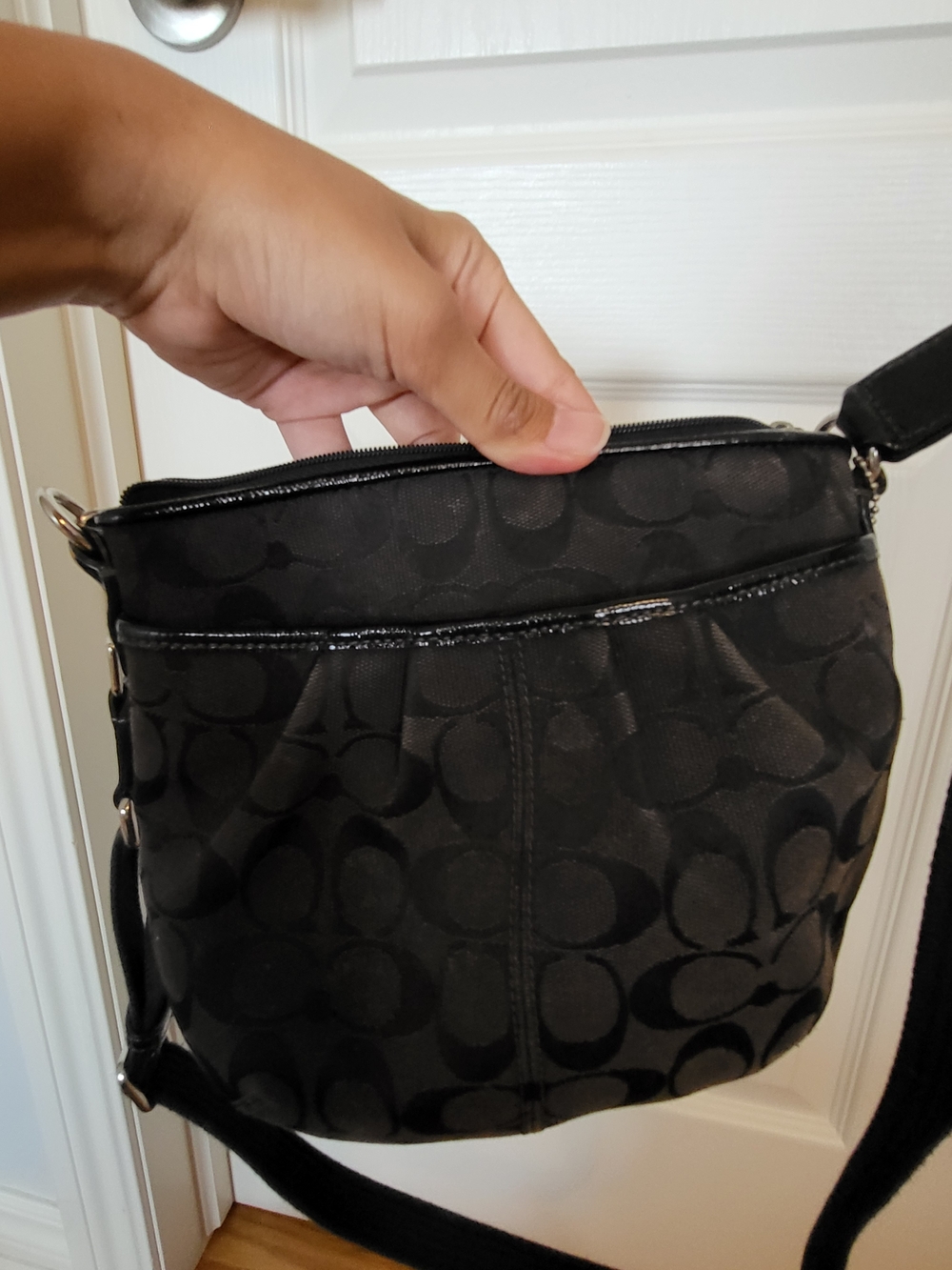 Coach Black Signature Crossbody Bag